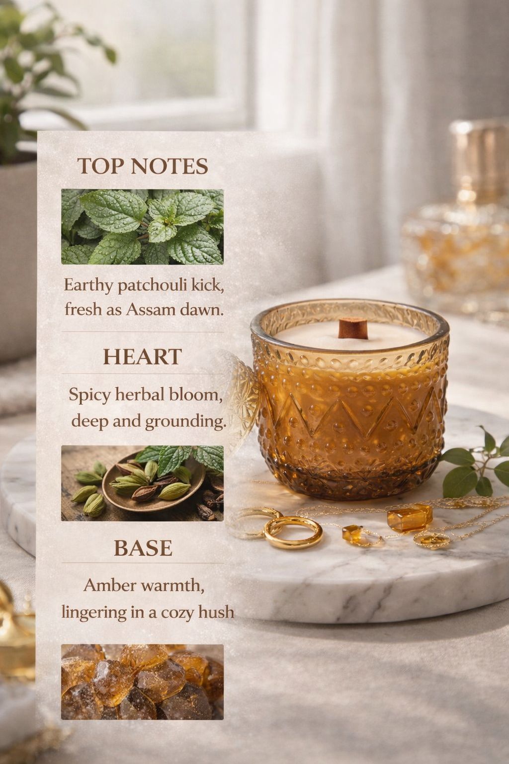Assam Pachouli - Scented Candle