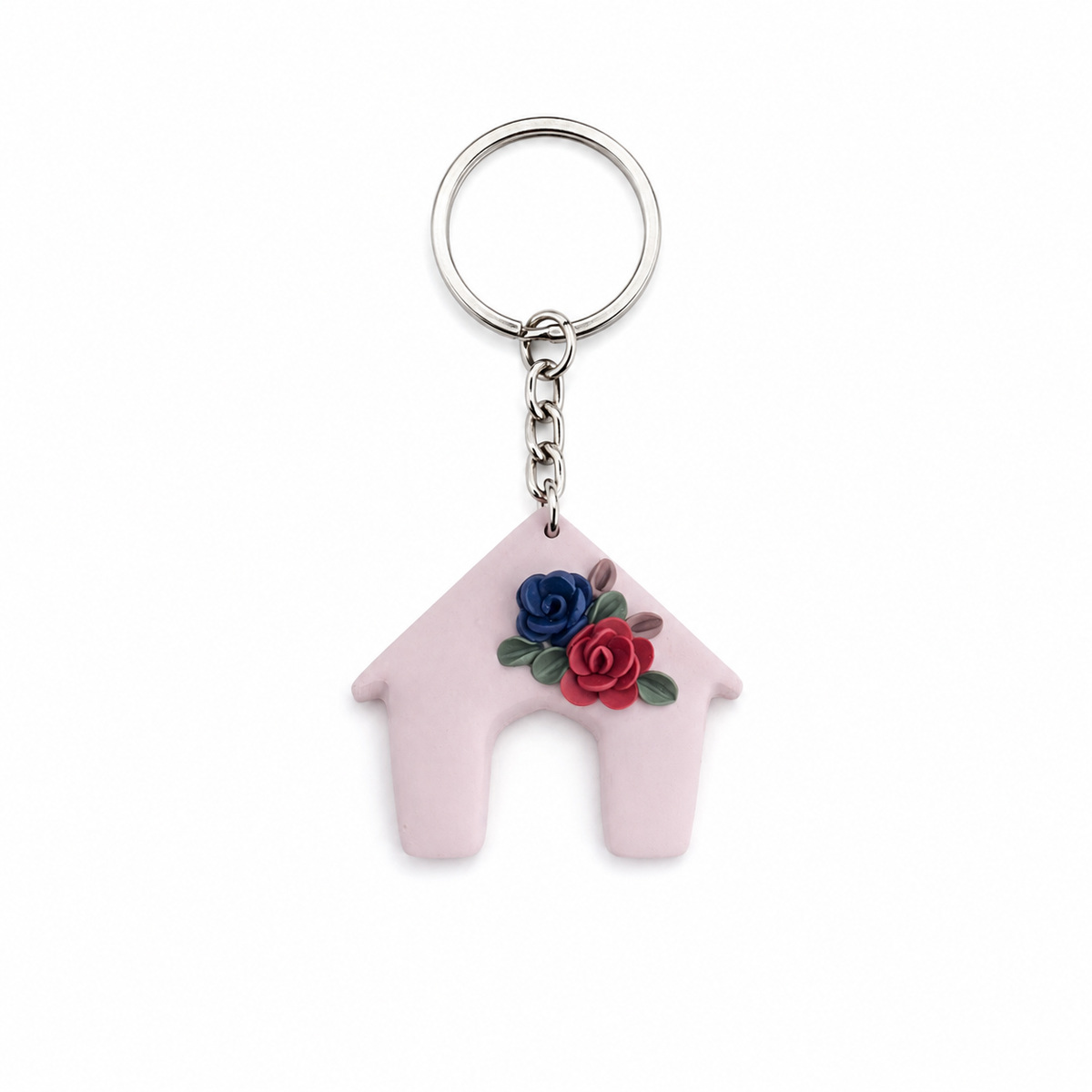 Home Keychain - Beige
