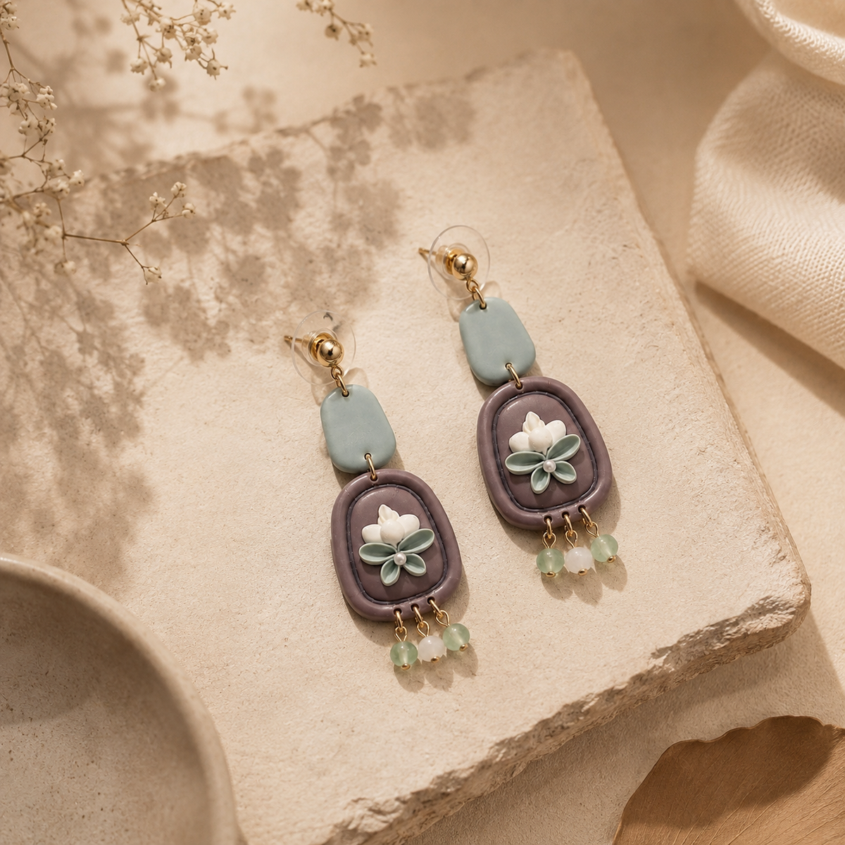 Cocoa Raindrops Earrings