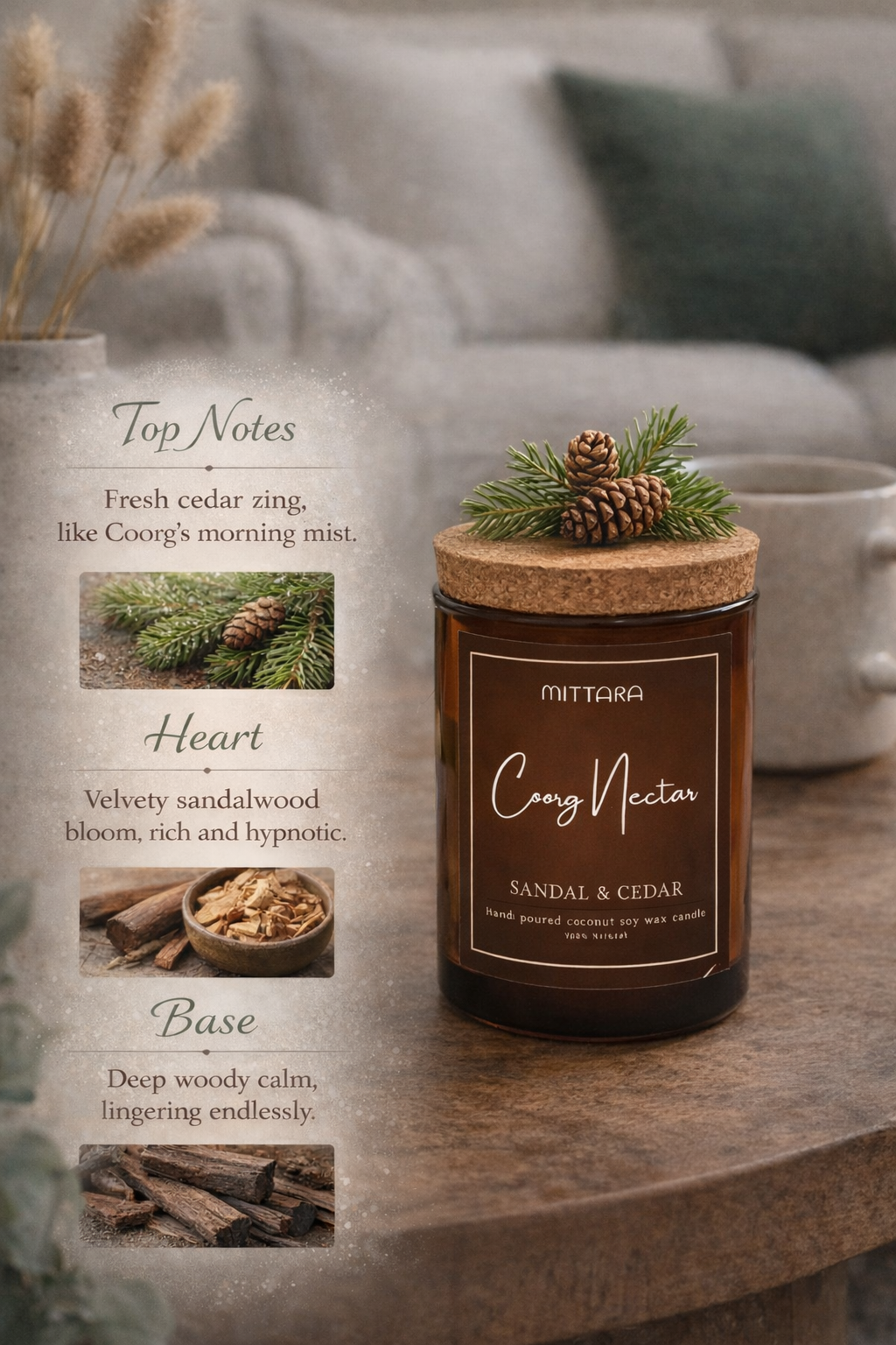 Coorg Nectar - Scented Candle