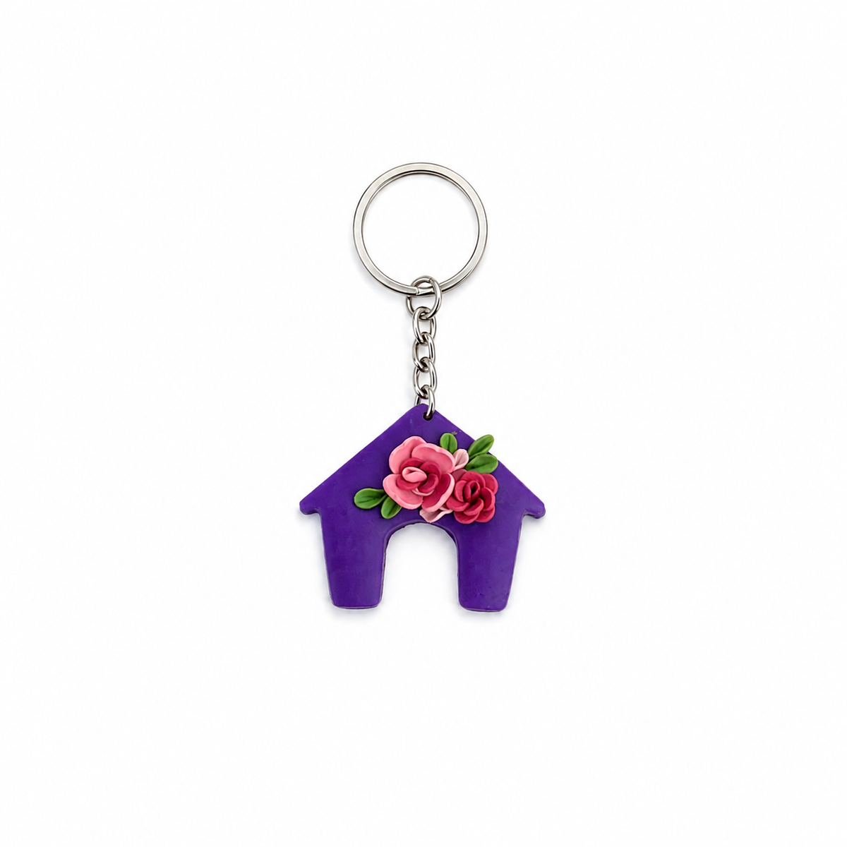 Home Keychain - Purple
