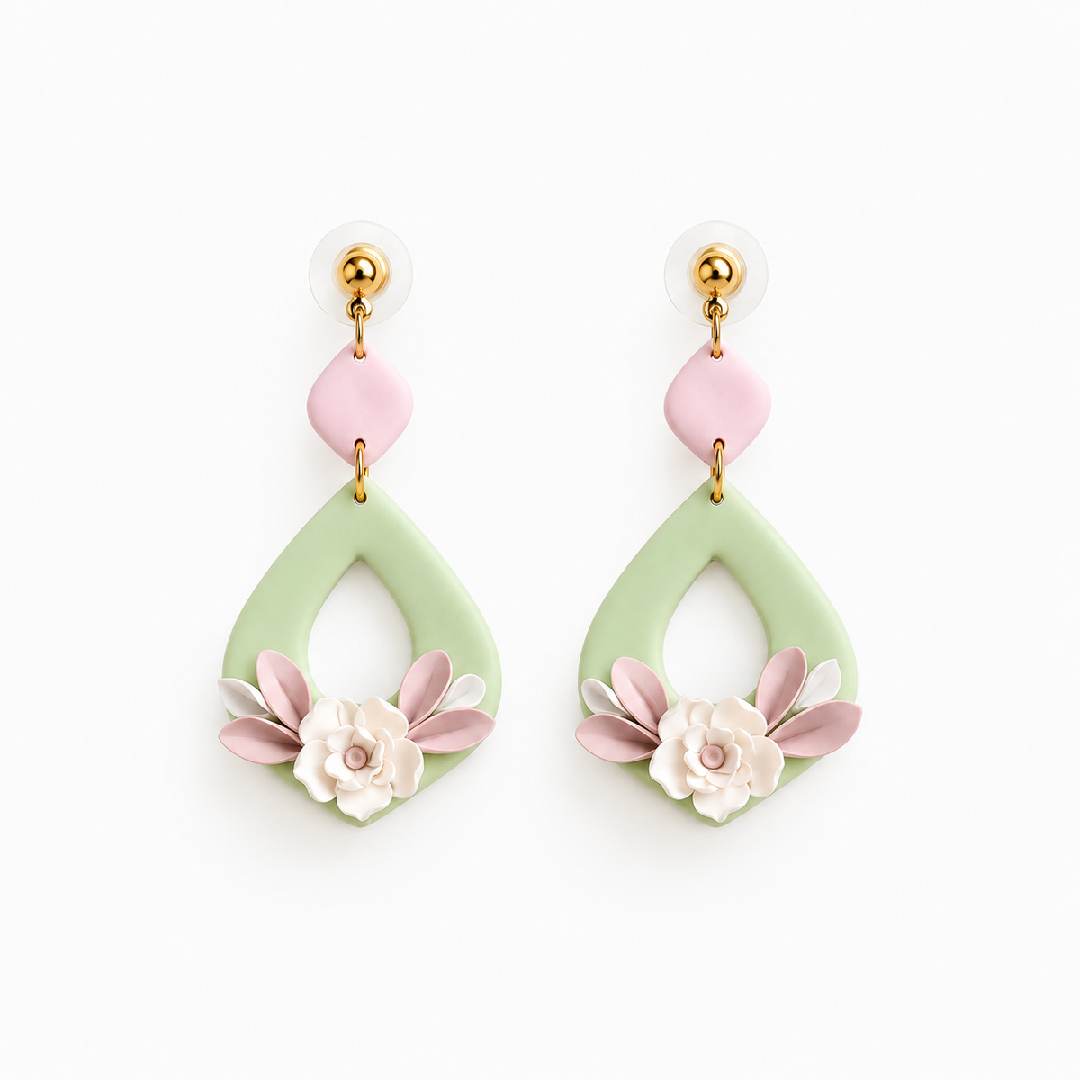 Lemon Dhalia Earrings