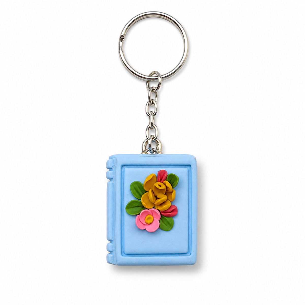 Book Keychain - Blue