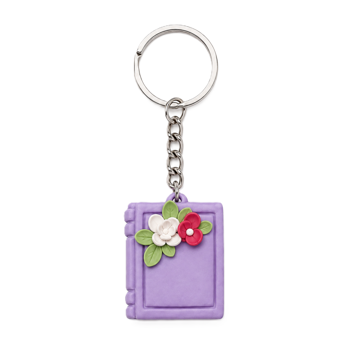 Book Keychain - Lilac