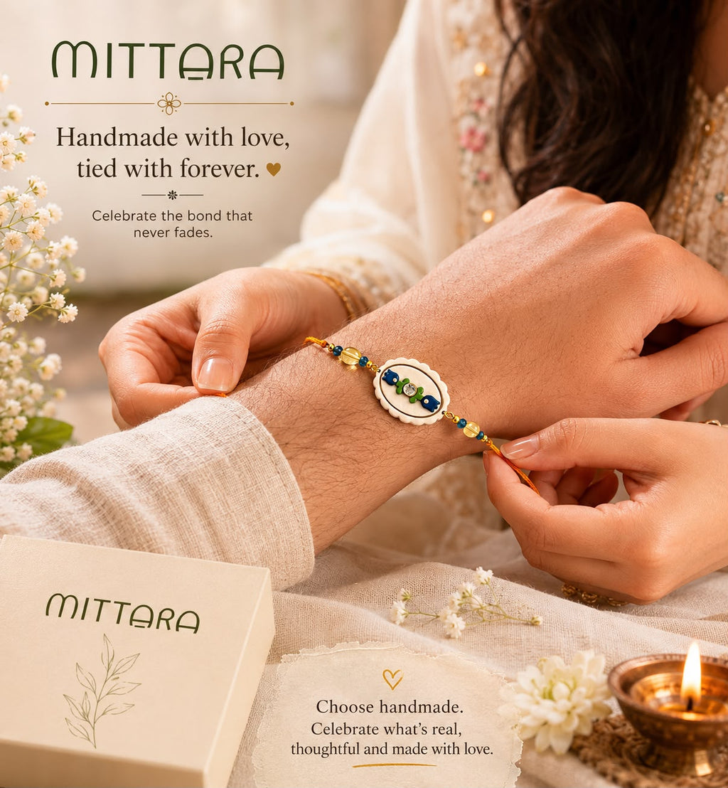 Ivory White Rakhi