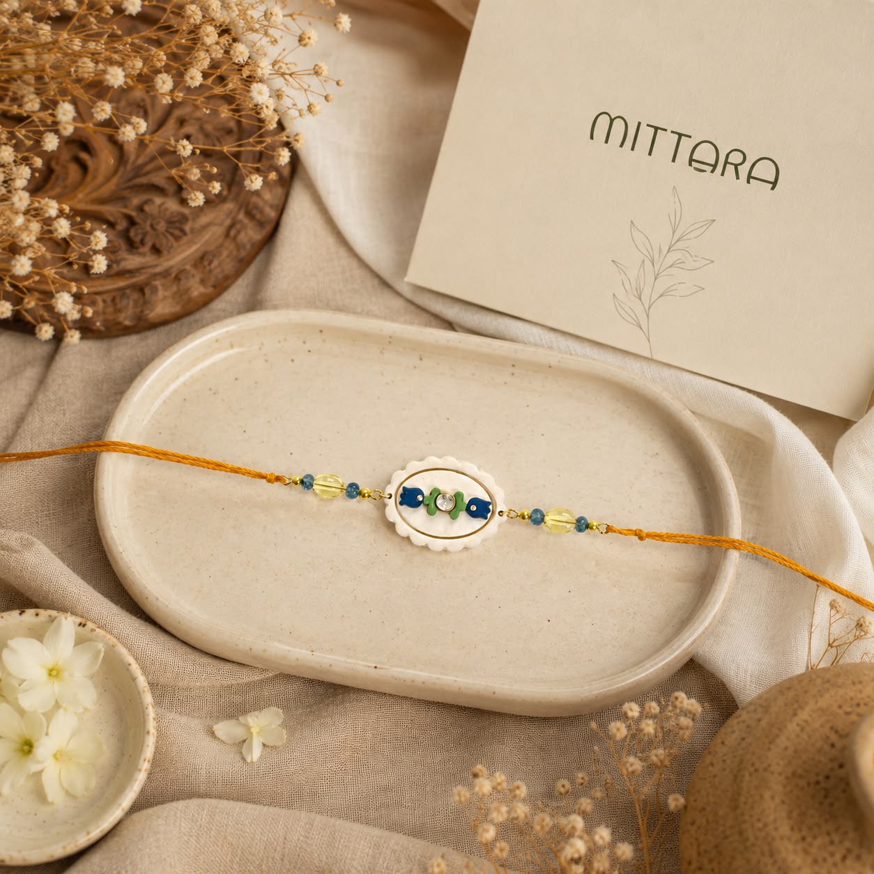 Ivory White Rakhi