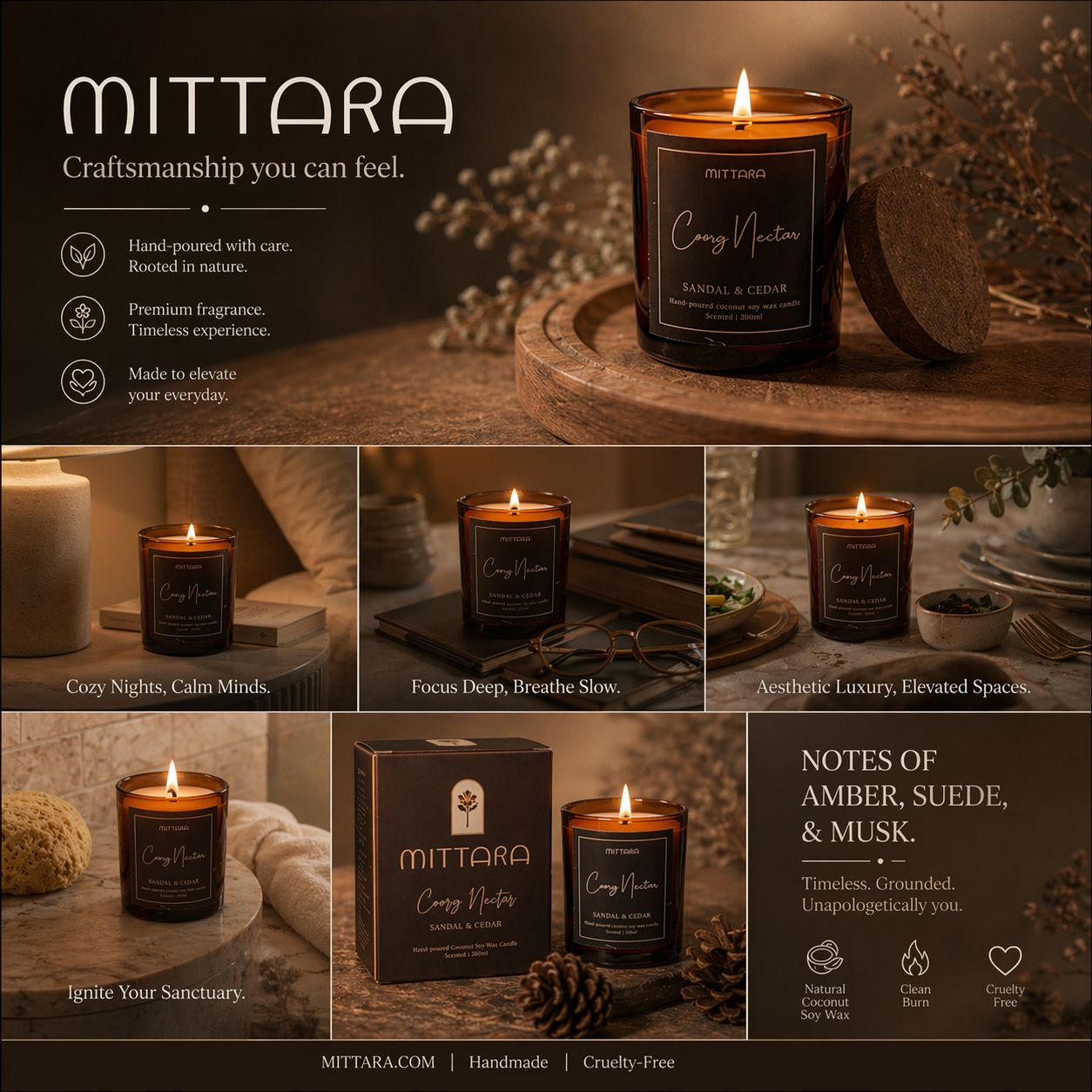 Coorg Nectar - Scented Candle