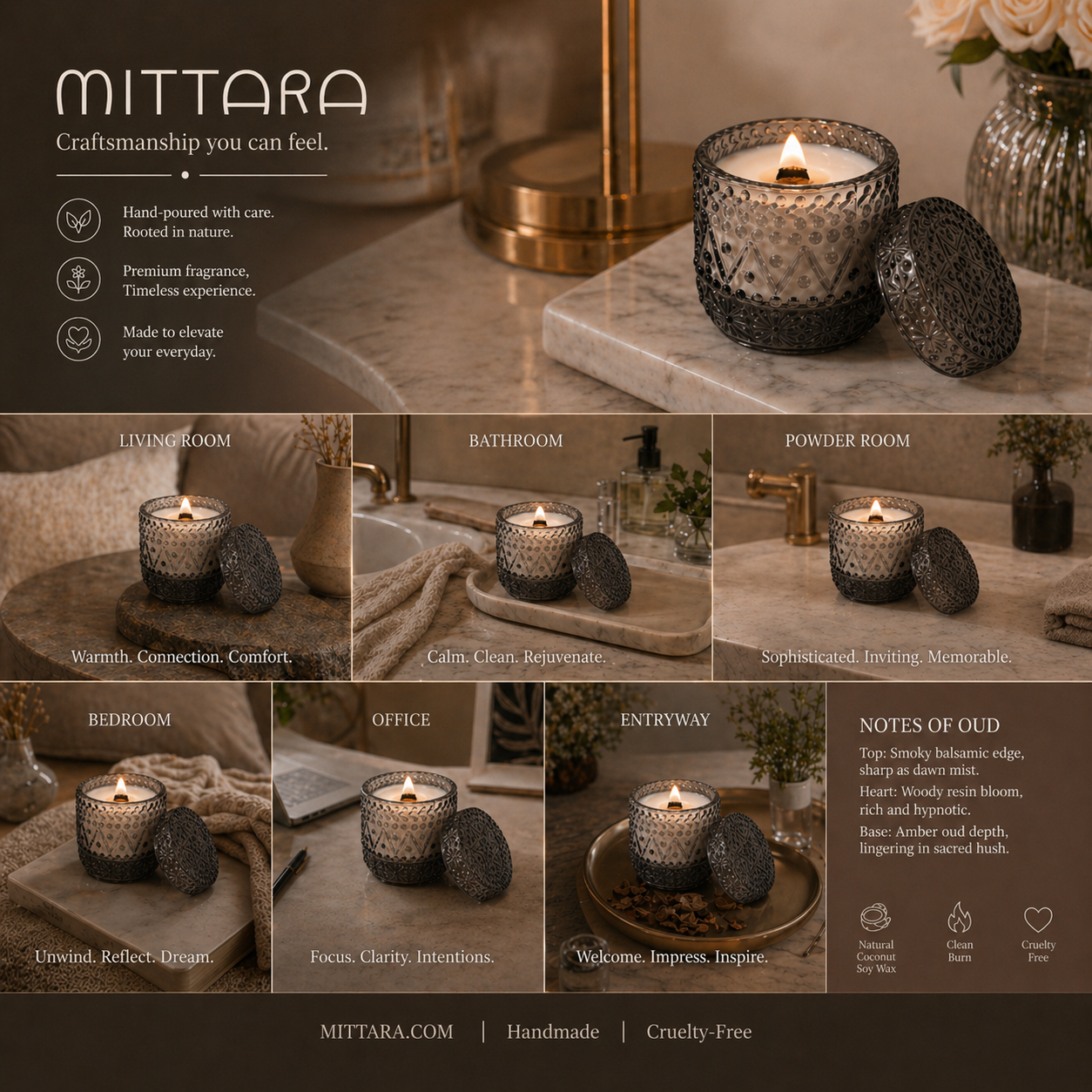 Xasi Oudh - Scented Candle