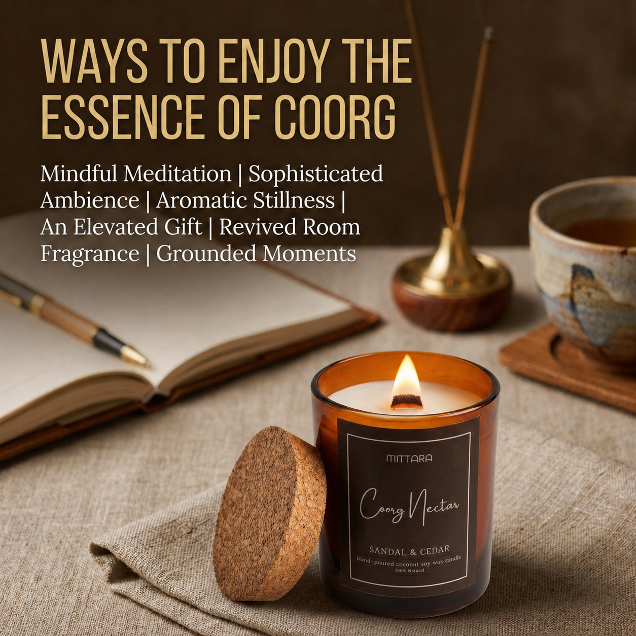 Coorg Nectar - Scented Candle