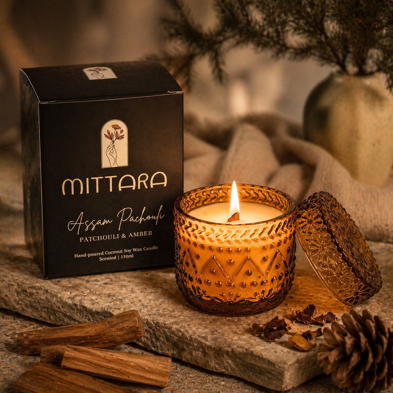Assam Pachouli - Scented Candle
